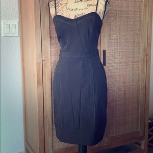 NWOT Banana Republic LBD with gold zipper
